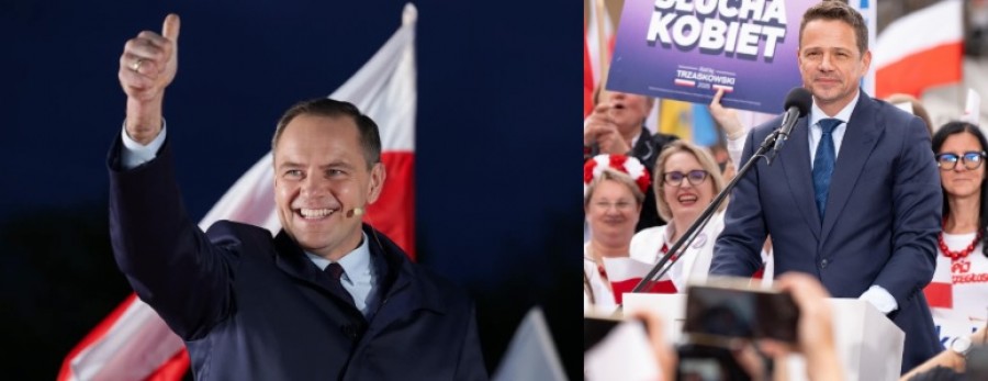 Wyniki wyborów: Karol Nawrocki - 50,89 proc., Rafał Trzaskowski - 49,11 proc.