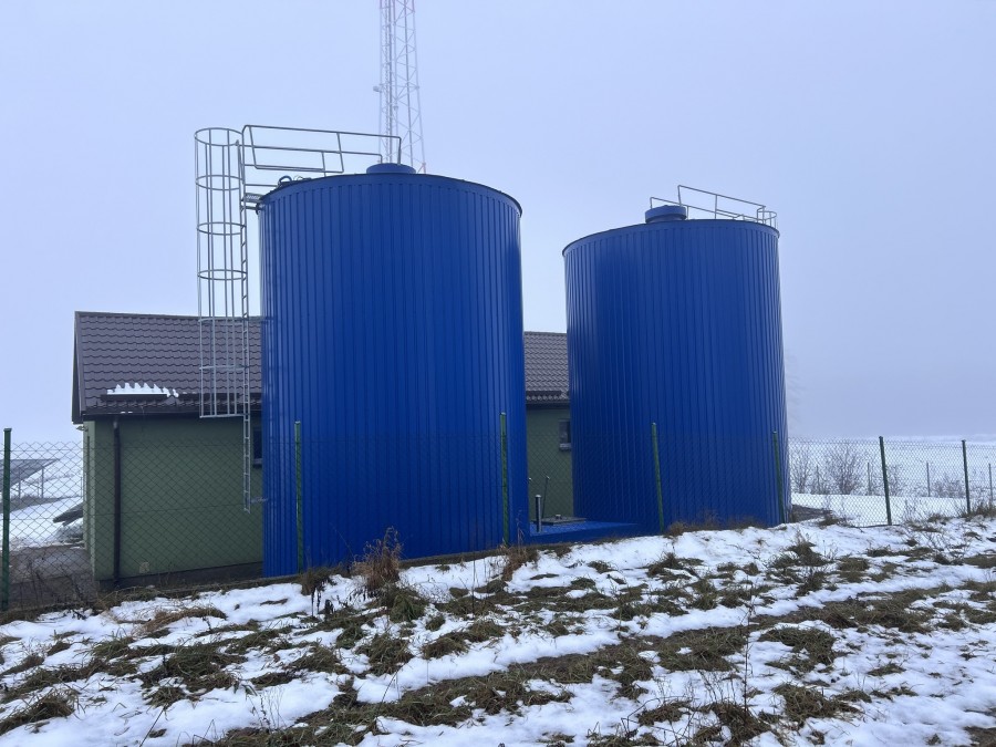 Szypliszki. Zakończono budowę zbiorników na wodę