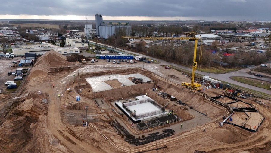 Trwa budowa spalarni odpadów komunalnych w Suwałkach. Inwestycja za 220 mln zł [zdjęcia]