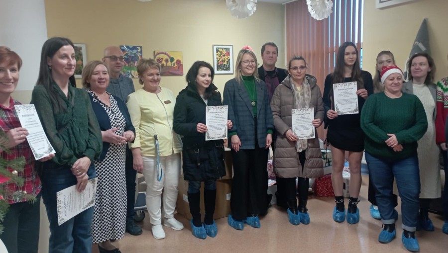 Do suwalskiego hospicjum trafiły dary kilkunastu instytucji z regionu