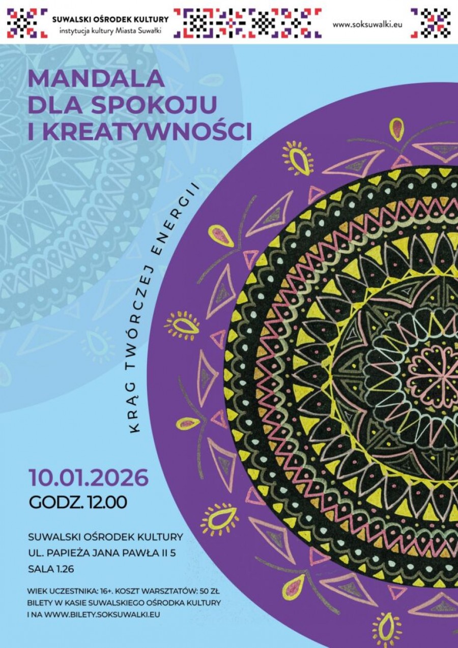 Mandala dla spokoju i kreatywności