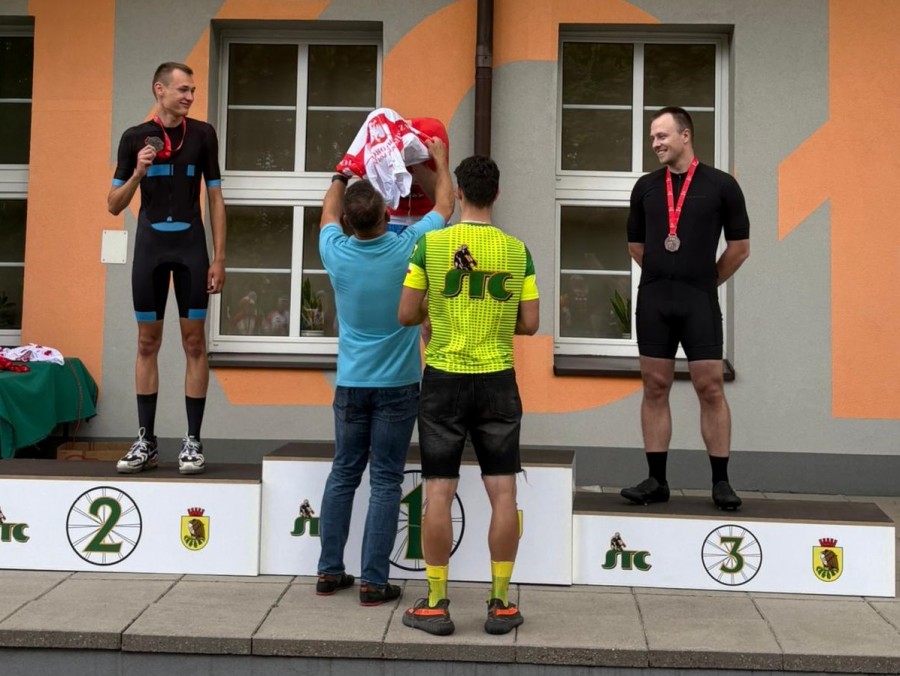 Kolarstwo. Mateusz Perkowski wicemistrzem Polski w jeździe na czas [zdjęcia]