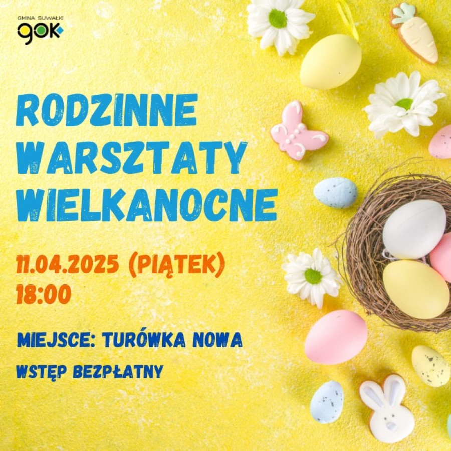 Gmina Suwałki. Warsztaty Wielkanocne w Turówce Nowej  i Krzywem