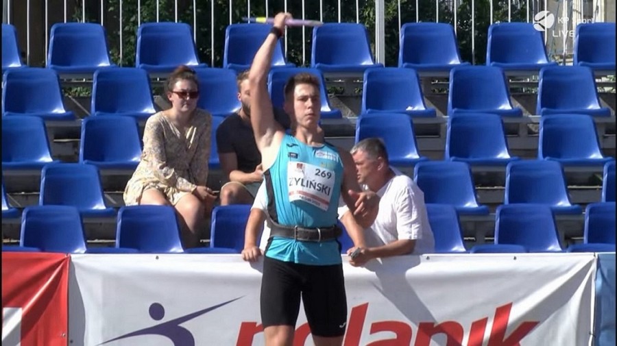 Lekkoatletyka. Mateusz Żyliński wicemistrzem Polski U23 [zdjęcia]