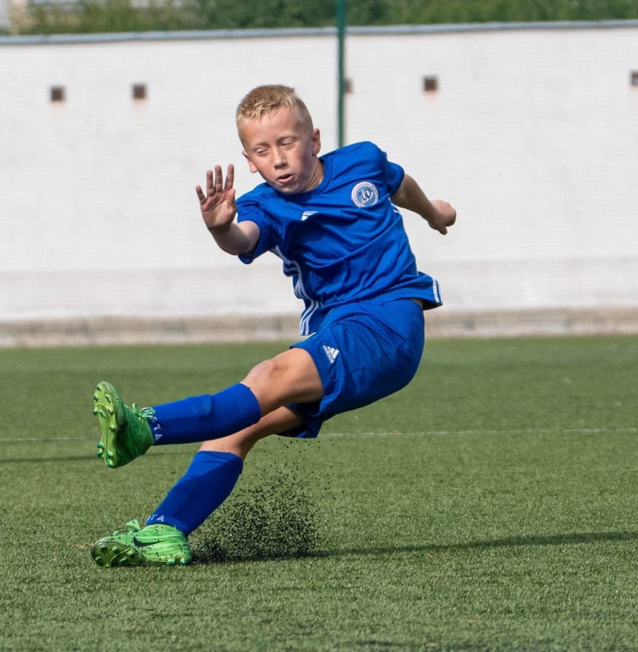 Damian Paciorkowski, piłkarz AP Wigry Suwałki, w Akademii Młodych Orłów