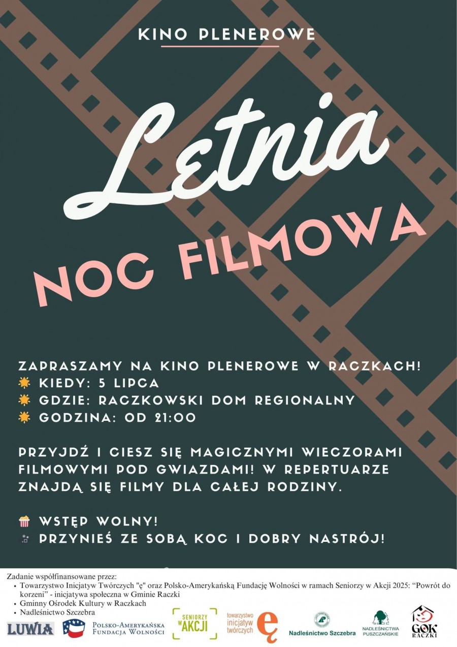 Letnia Noc Filmowa w Raczkach