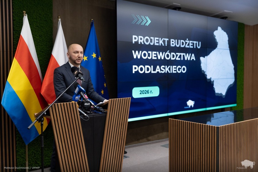 Projekt budżetu województwa podlaskiego na 2026 rok