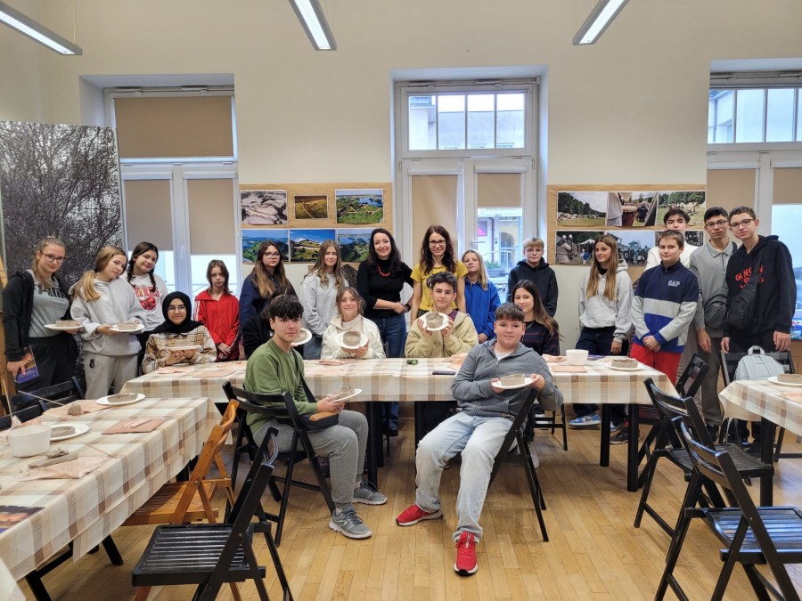 Gmina Suwałki. Goście z Rumuni i Turcji w Szkole Podstawowej w Starym Folwarku [zdjęcia]