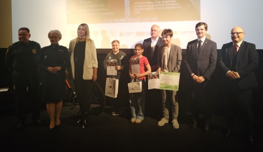 Gala konkursu filmowego Prosto ze szkoły. Jakub Kisielewski z SP Płociczno-Tartak wśród laureatów