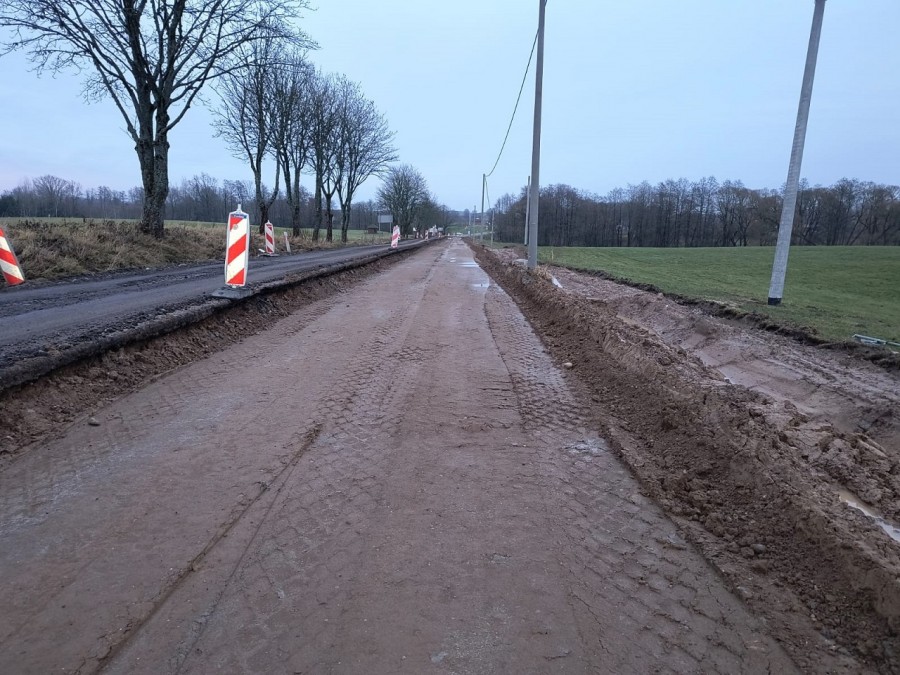Rozbudowa drogi wojewódzkiej na odcinku Dubeninki – Wiżajny [zdjęcia]