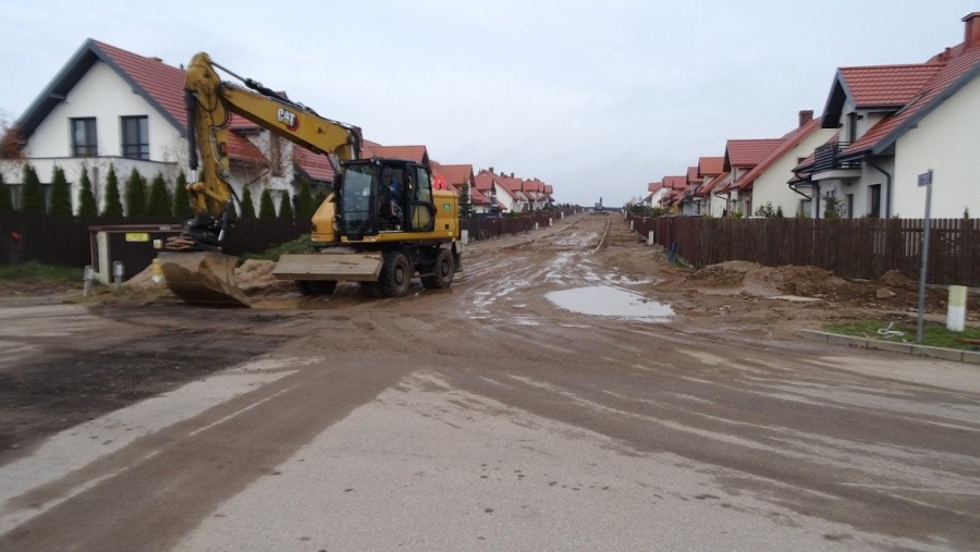 Suwałki. Ruszyła budowa Lazurowej, w kolejce czeka druga odnoga tej ulicy oraz Bałtycka [zdjęcia]