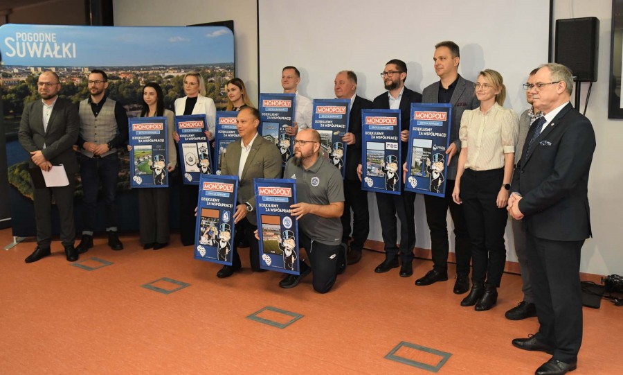 Suwałki w grze. Monopoly w grudniu 