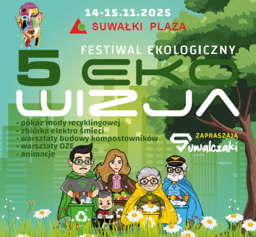 W ten piątek i sobotę Festiwal Ekologiczny Eko Wizja w Suwałkach 
