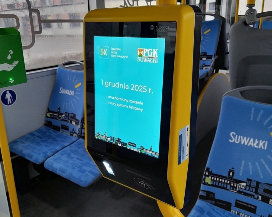 PGK wprowadza nowy system biletowy komunikacji miejskiej w Suwałkach