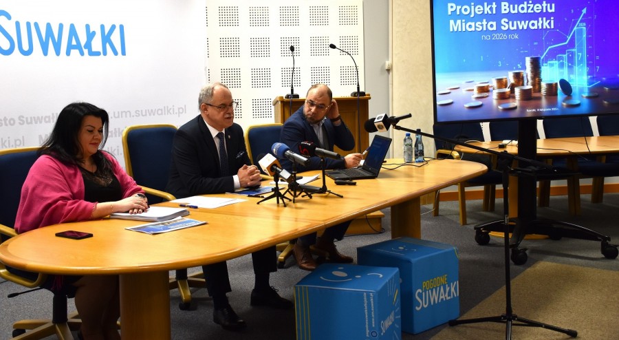 Projekt budżetu Suwałk 2026. Dużo inwestycji, 5-proc. podwyżka dla pracowników instytucji miejskich