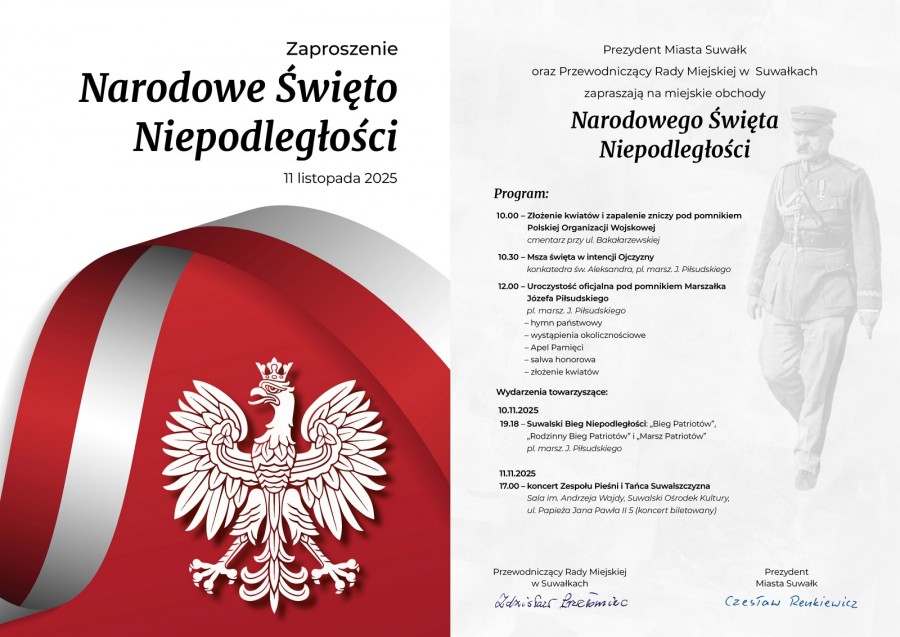 Obchody Narodowego Święta Niepodległości w Suwałkach