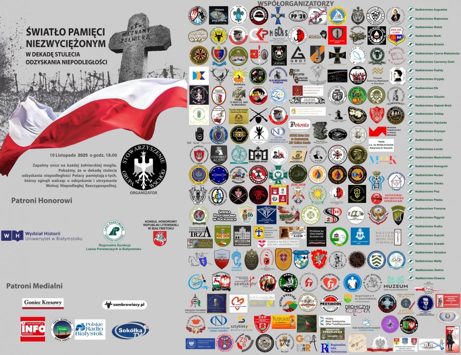 Światło pamięci Niezwyciężonym w dekadę 100-lecia odzyskania Niepodległości