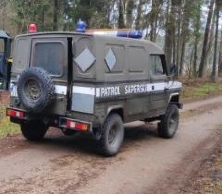 Granat – niewybuch przy ul. Raczkowskiej w Suwałkach. Obyło się bez ewakuacji