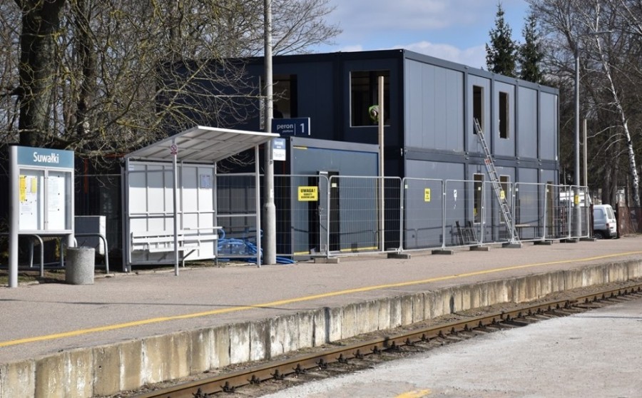 Tak przez dwa lata będzie wyglądał dworzec PKP w Suwałkach [zdjęcia]