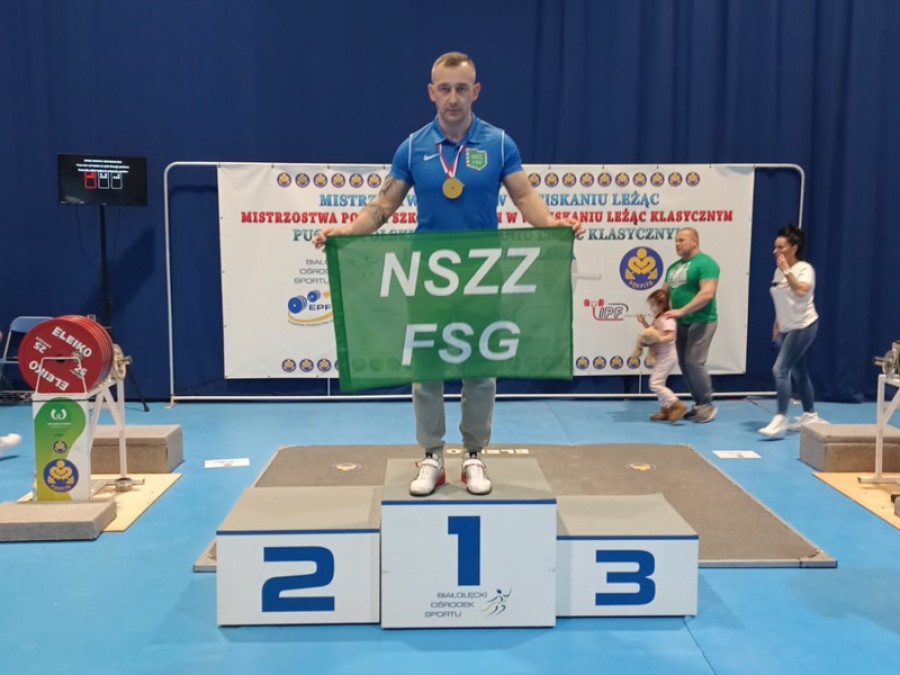 Kamil Wojciechowski wywalczył Puchar Polski w wyciskaniu sztangi leżąc
