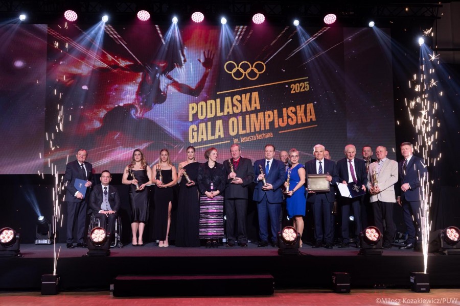 Podlaska Gala Olimpijska. Natalia Bukowiecka i Rafał Czuper sportowcami 2024 roku [zdjęcia]