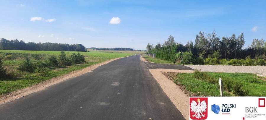 Gmina Suwałki. Zakończyły się prace nad przebudową 2-kilometrowego odcinka drogi w Trzcianem