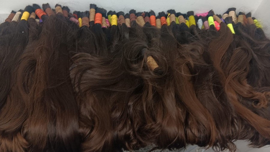 KAS zatrzymała 15 kg ludzkich włosów