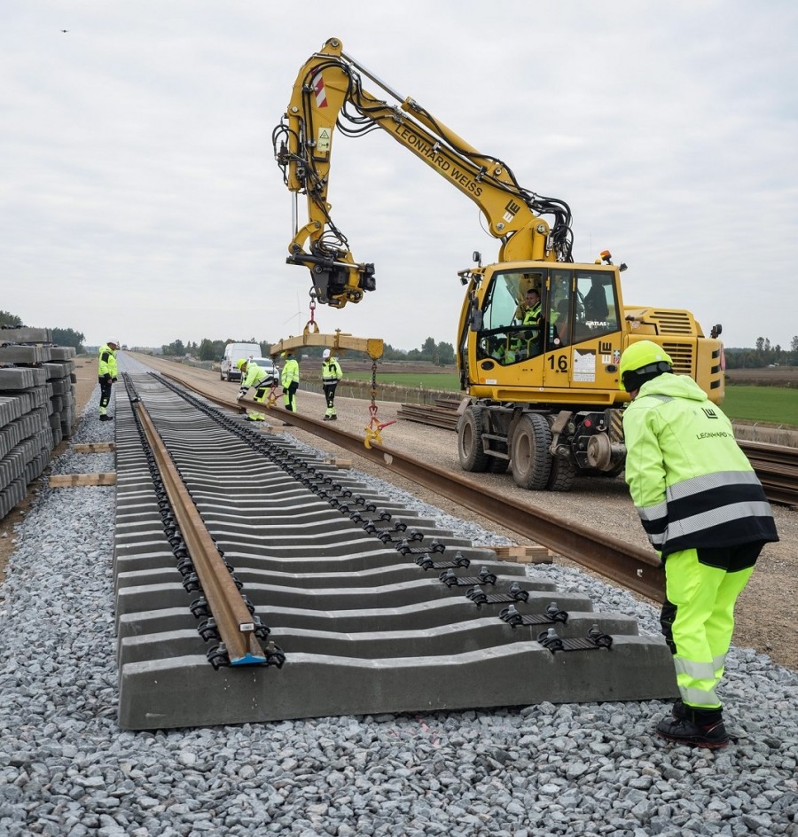 Rail Baltica na Litwie. W tym roku  w budowie ponad 100 km  linii kolei dużych prędkości [zdjęcia]