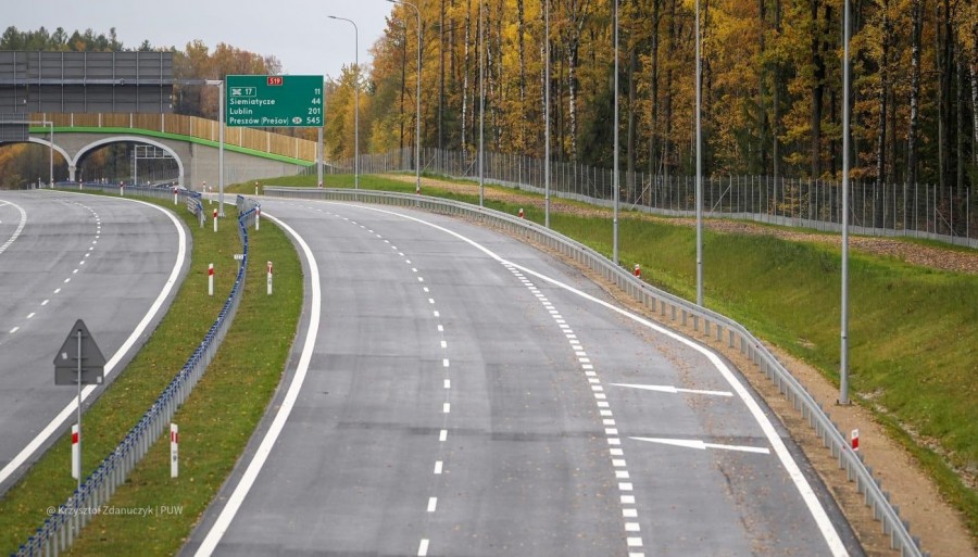 Pierwsze odcinki trasy S19 Via Carpatia w woj. podlaskim gotowe. Szybciej do Lublina i Rzeszowa