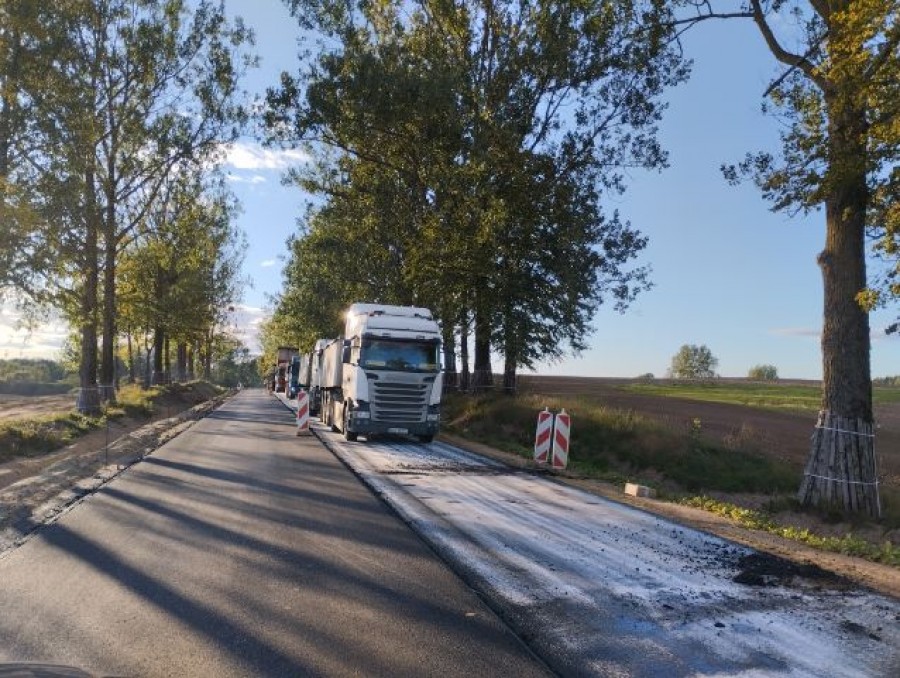Droga Bakałarzewo – Olecko. Przebudowa na półmetku [zdjęcia]