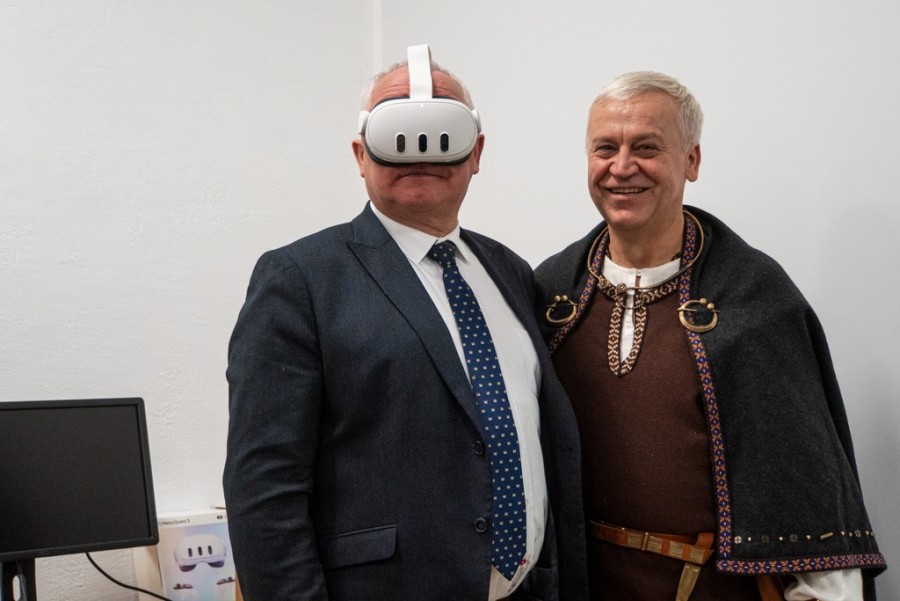 Puńsk i Łoździeje w programie Interreg Polska - Litwa. Jaćwingowie wirtualnie w Rudaminie [zdjęcia]