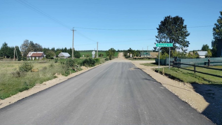 Powiat Sejneński i rejon łoździejski. Modernizacja dróg transgranicznych [zdjęcia]
