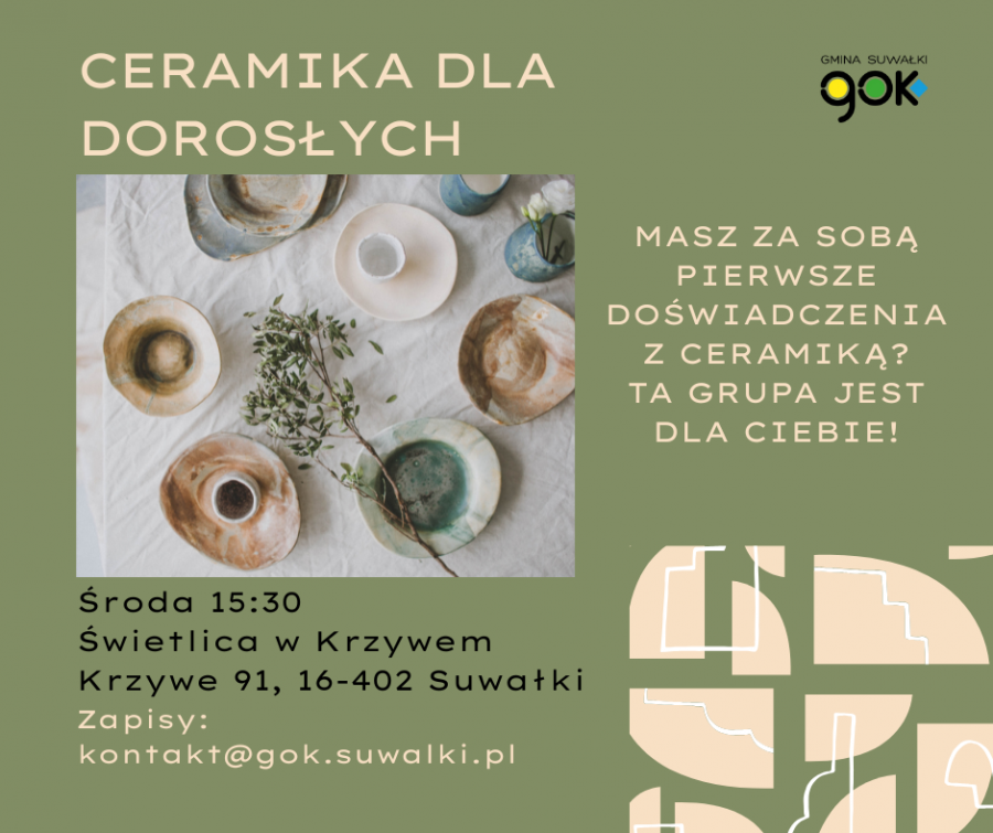 Dodatkowy nabór do pracowni w Krzywem