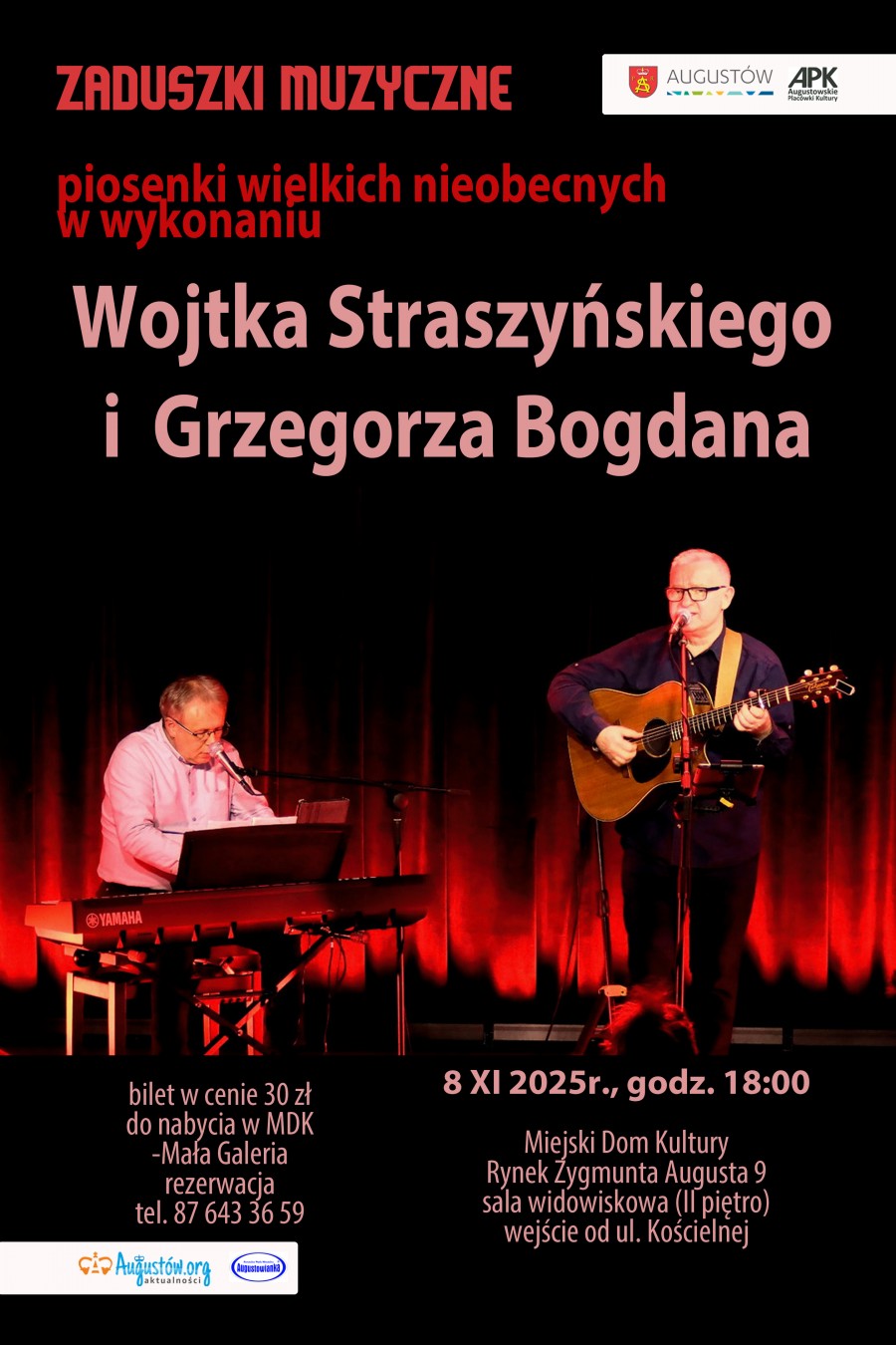 Zaduszki muzyczne – piosenki Wielkich Nieobecnych w wykonaniu W. Straszyńskiego i G. Bogdana