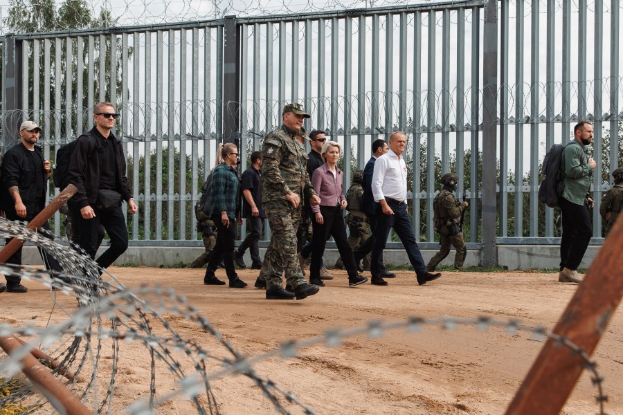 Solidarność Polski i Europy. Na granicy z Białorusią o odstraszaniu agresora