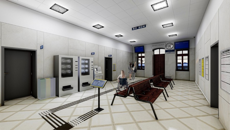 Tak ma wyglądać dworzec PKP w Suwałkach. Trwa metamorfoza [zdjęcia i wizualizacje] 