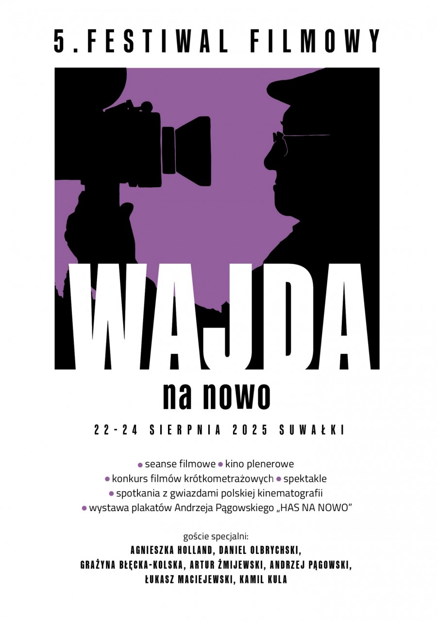 A. Holland, D. Olbrychski, G. Błęcka-Kolska na Festiwalu Filmowym Wajda na Nowo w Suwałkach
