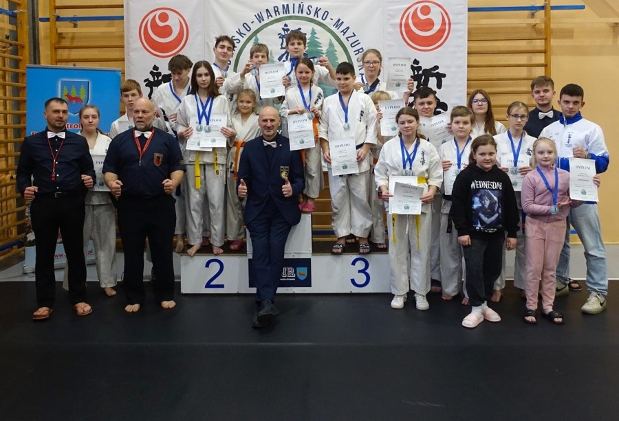 Karate kyokushin. Sukcesy suwalczan w Podlasko-Warmińsko-Mazurskiej Lidze Karate [zdjęcia]