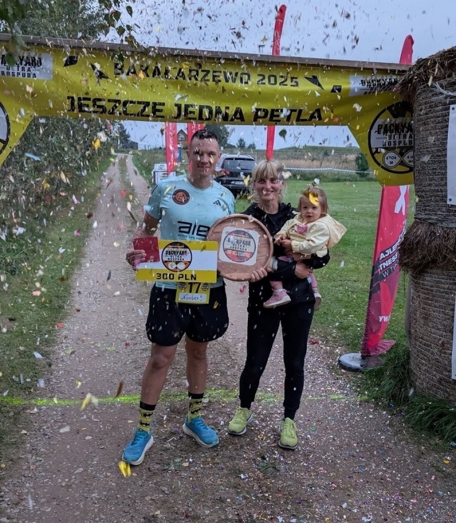 Norbert Marczuk z Olecka wygrał Backyard Ultra Rospuda. Za rok w Bakałarzewie mistrzostwa świata