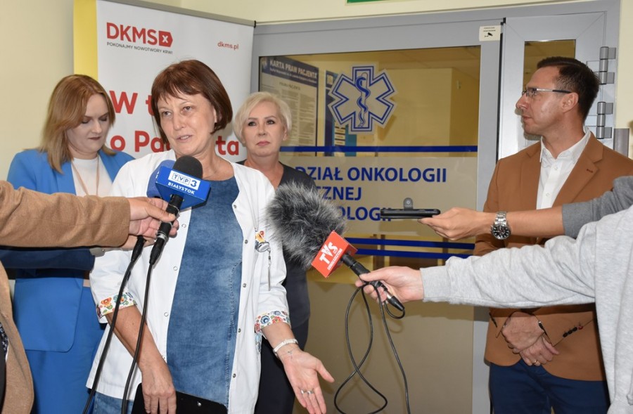 Oddział onkologii Szpitala Wojewódzkiego w Suwałkach bogatszy o nowy sprzęt. Oby nie był potrzebny