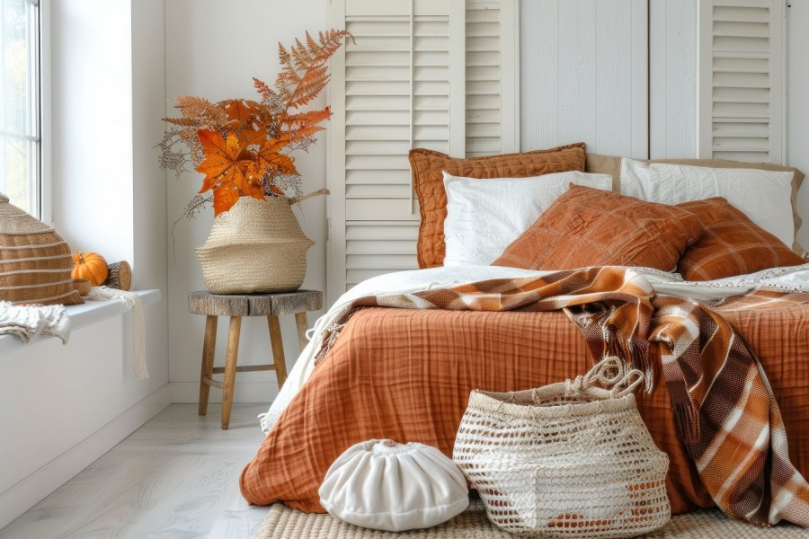 Jesienne hygge w sypialni – jak pościel tworzy klimat przytulnych wieczorów?