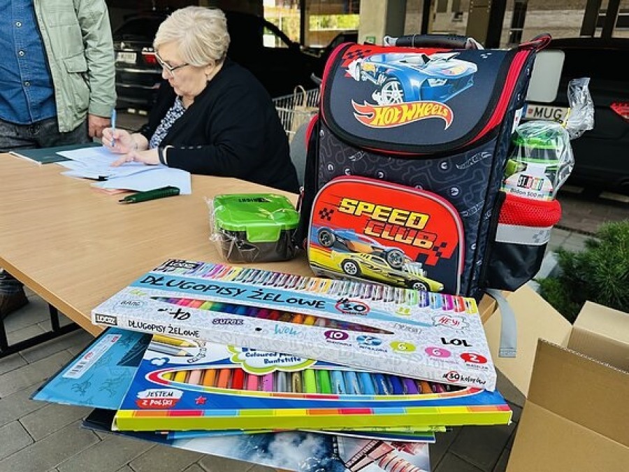 Litwa. Wyprawki szkolne  dla uczniów polskich szkół