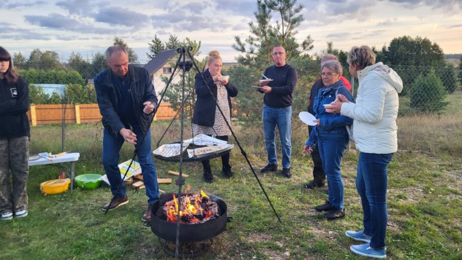 Mieszkańcy Sobolewa powitali jesień [zdjęcia]
