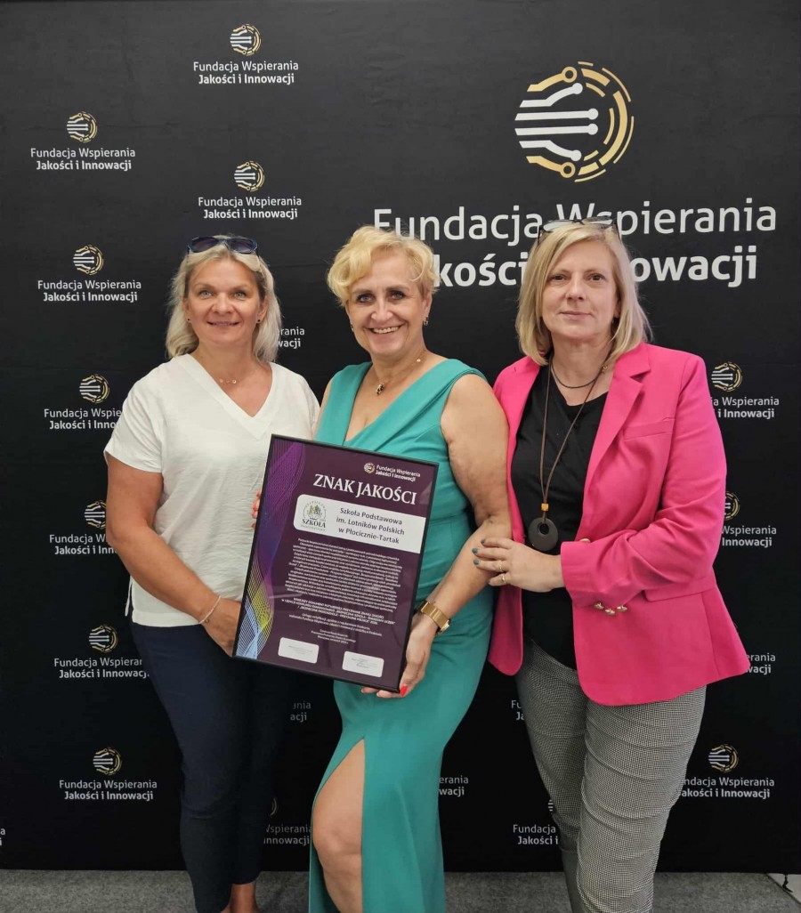 Szkoła Podstawowa im. Lotników Polskich w Płocicznie-Tartak ze znakiem Jakości