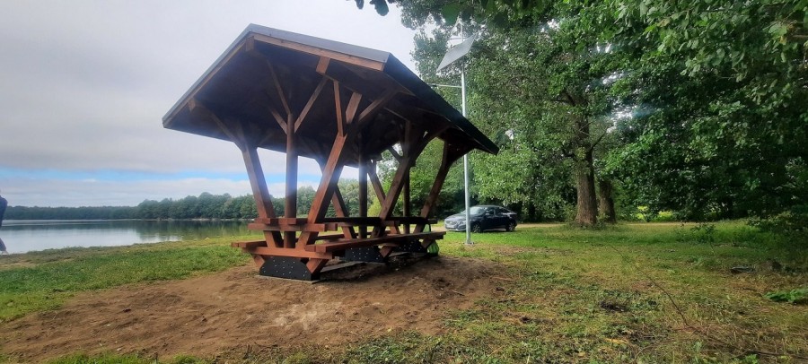 Gmina Suwałki. Nowa mała infrastruktura rekreacyjna w Turówce [zdjęcia]