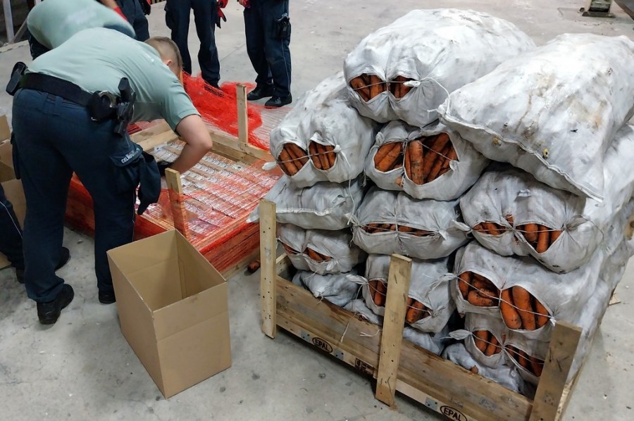 Budzisko. Kierowca z Azerbejdżanu w gruzińskim tirze z marchwią przemycał białoruskie papierosy