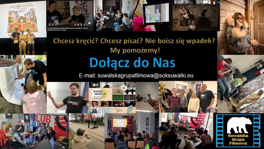 Piszesz, montujesz, komponujesz? Dołącz do Suwalskiej Grupy Filmowej! 