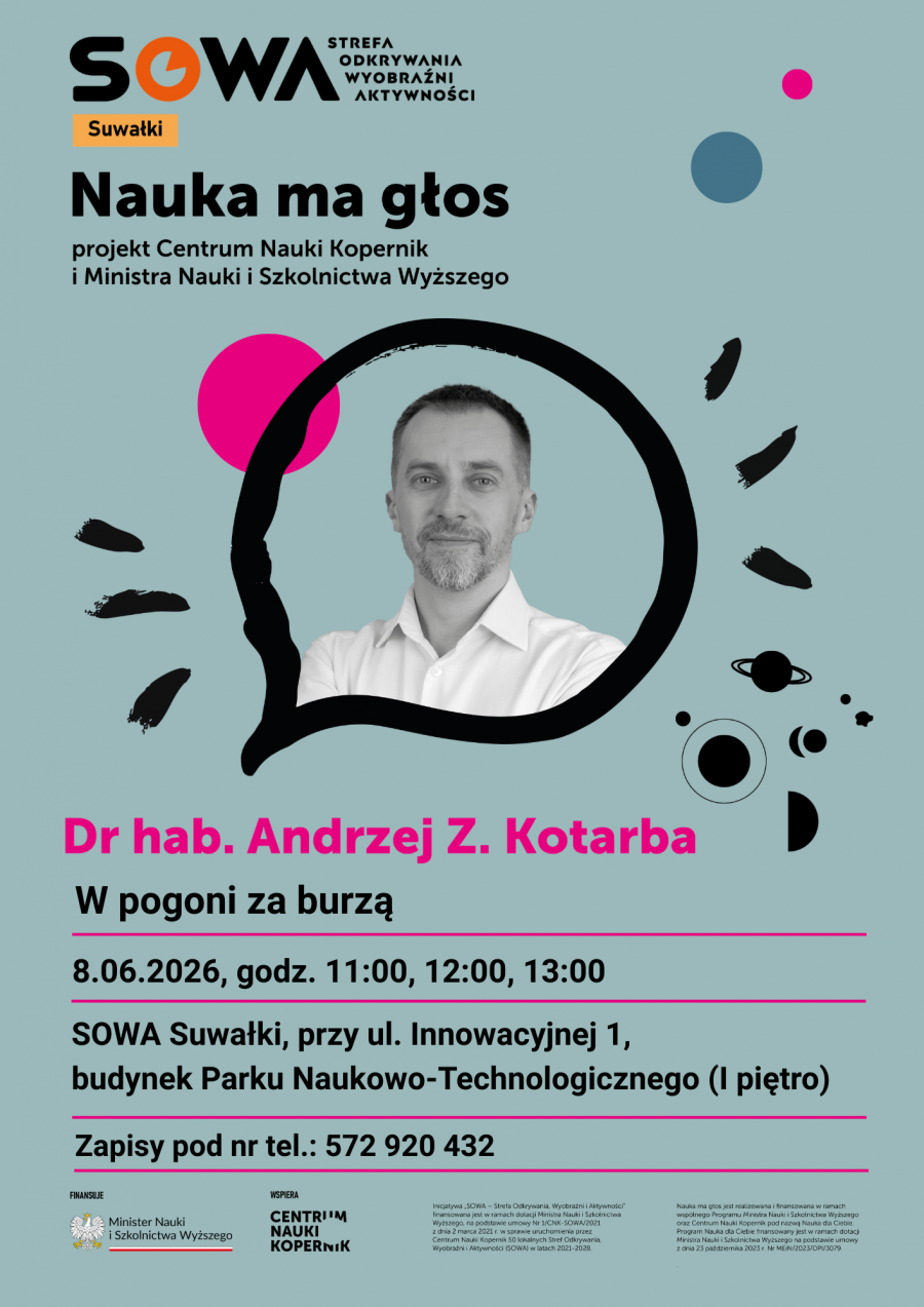 W pogoni za burzą – spotkanie z dr. hab. Andrzejem Kotarbą
