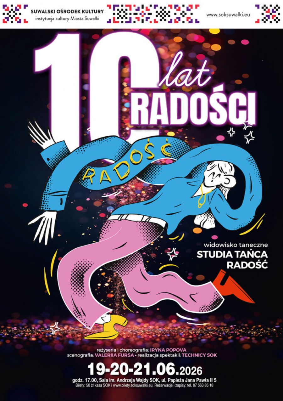 10 LAT RADOŚCI – spektakl taneczny Studia Tańca RADOŚĆ