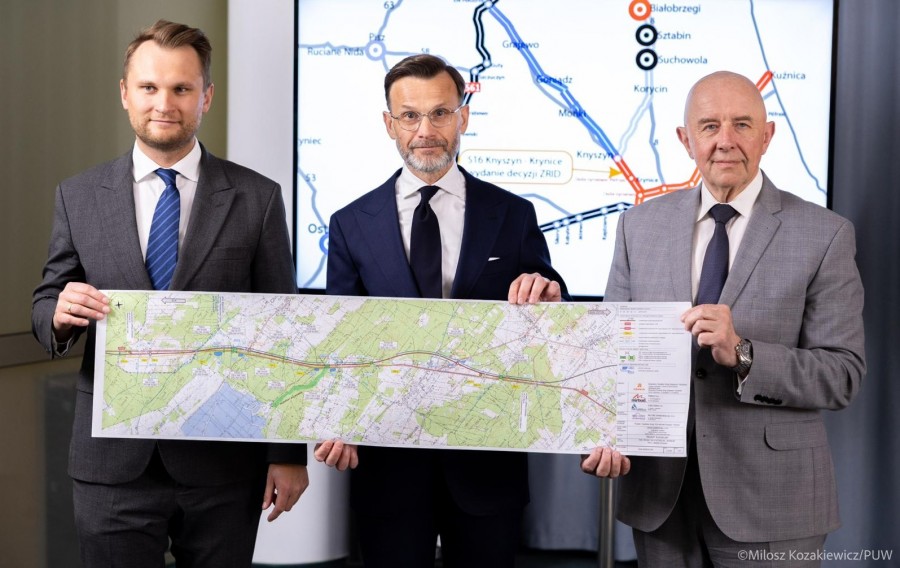 W czerwcu harmonogram drogi Białystok - Suwałki. Rusza budowa S16 Knyszyn – Krynice